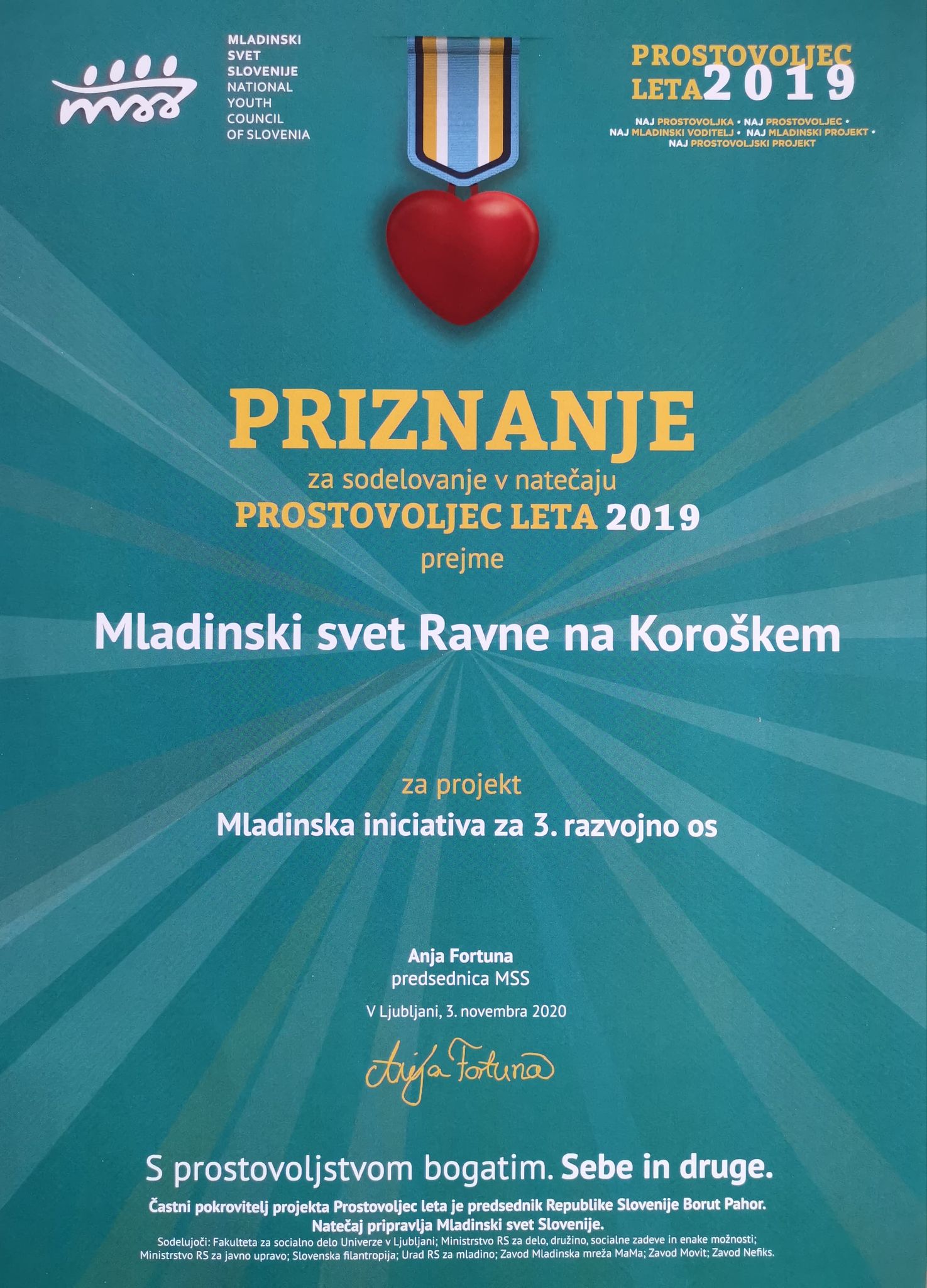 You are currently viewing Prostovoljec leta 2019